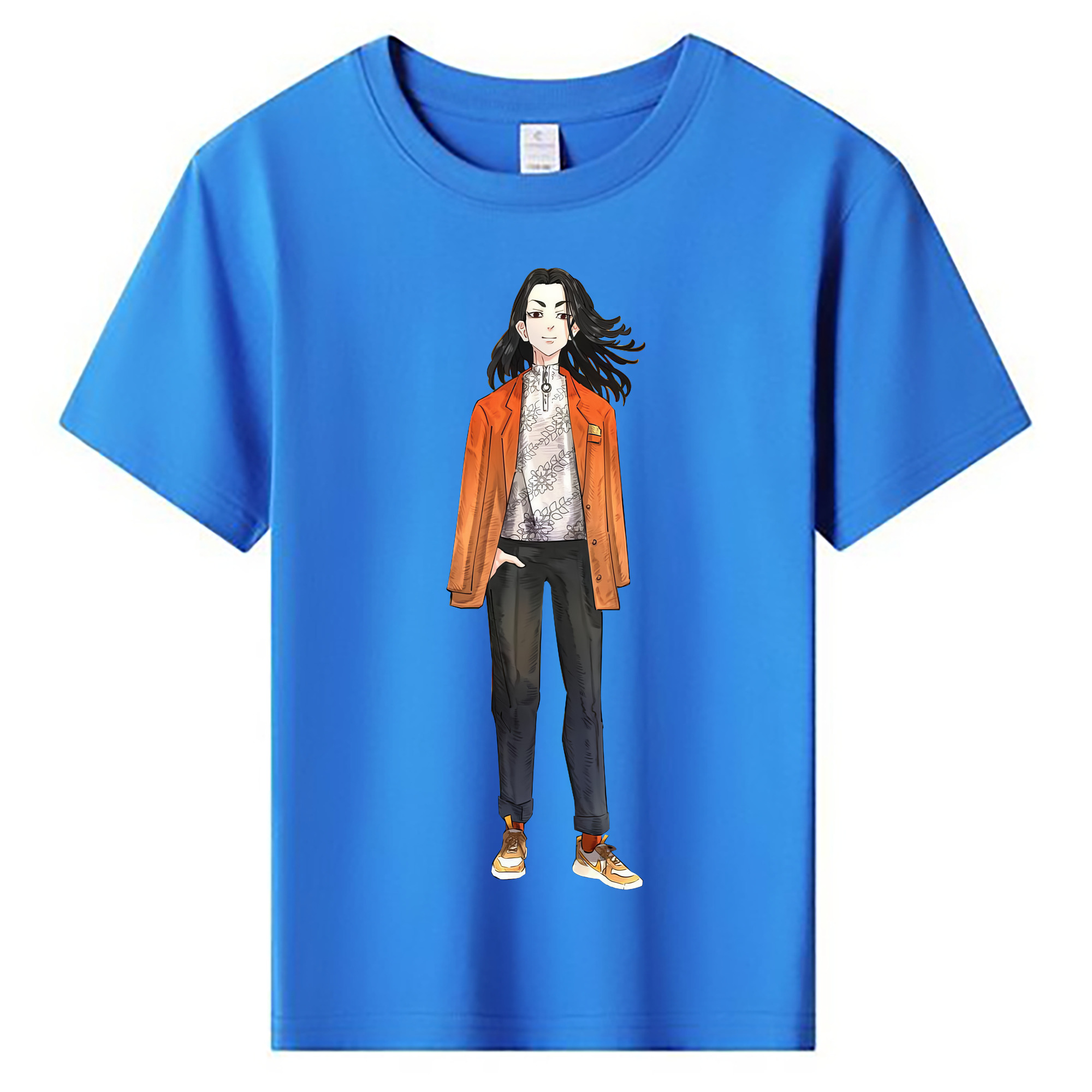 （画像用） 東京リベンジャーズ Tokyo Revengers 綿100％キッズTシャツ（フロントプリント）